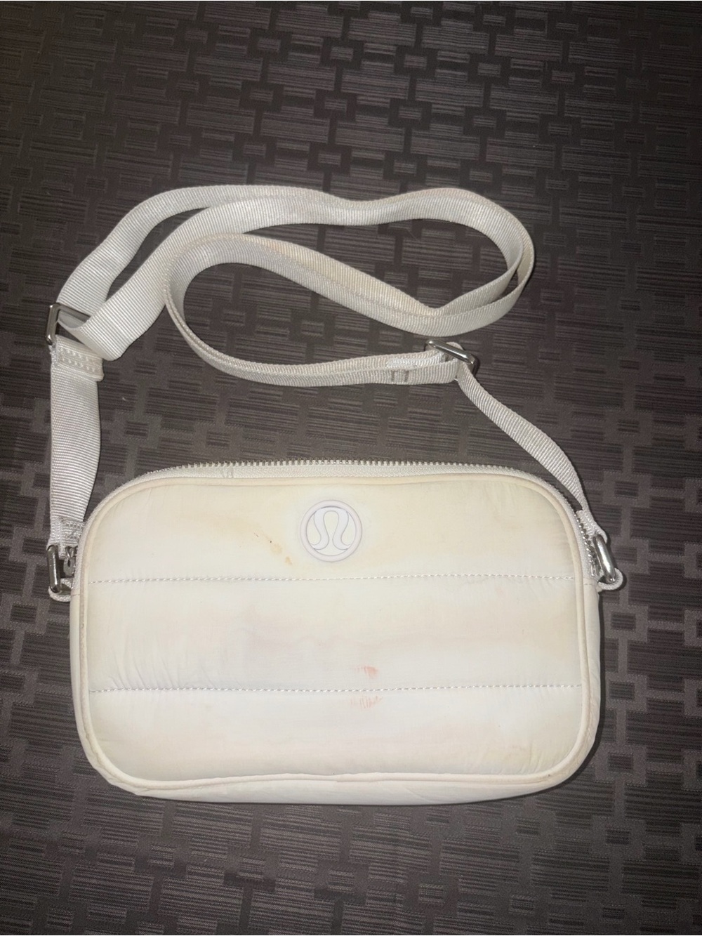 lululemon athletica Cream/White Crossbody Bag